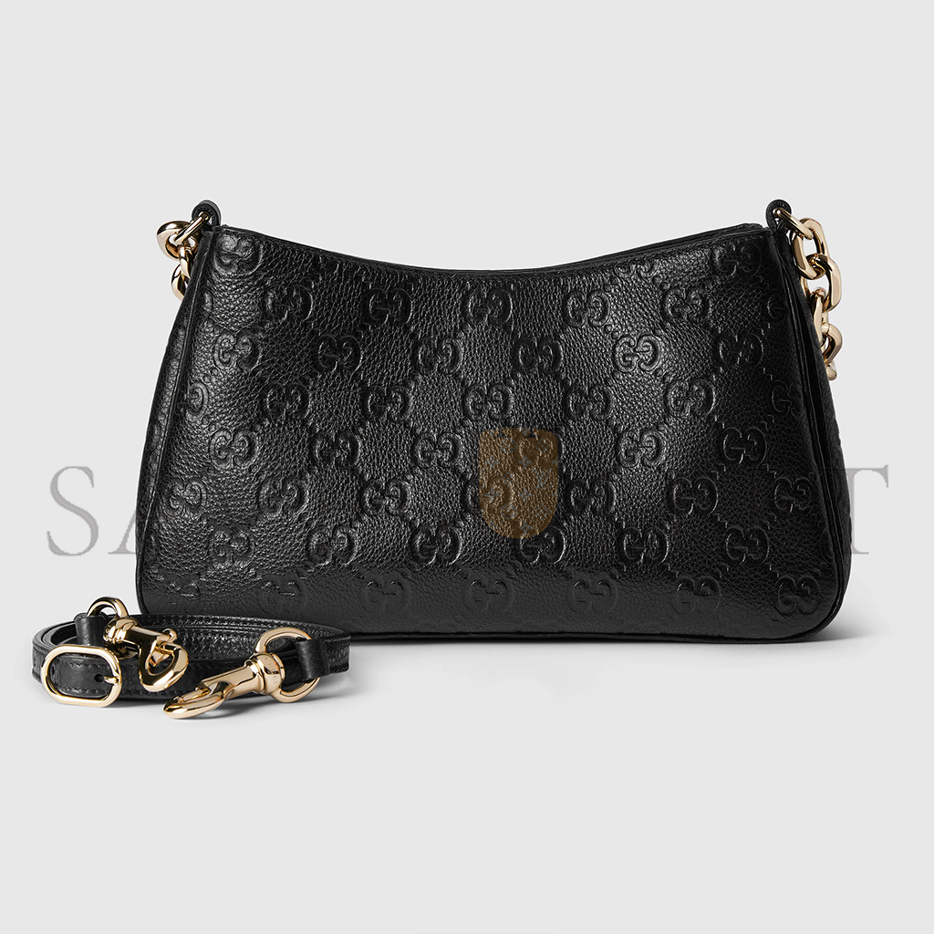 GUCCI GG EMBLEM SMALL SHOULDER BAG 815263 (29*17*10cm)